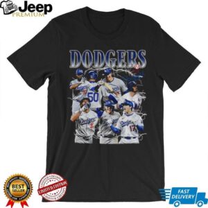 Los Angeles Dodgers All Team 2025 World Series MLB Champions Storm graphic shirt