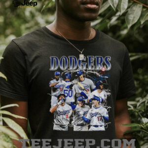 Los Angeles Dodgers All Team 2025 World Series MLB Champions Storm graphic shirt