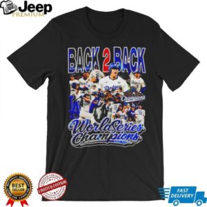 Los Angeles Dodgers Back 2 Back World Series Champions Trophy All Team poster shirt Los Angeles Dodgers Back 2 Back World Series Champions Trophy All Team poster shirt