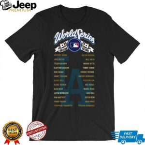 Los Angeles Dodgers Back To Back NL Champions 2025 T Shirt