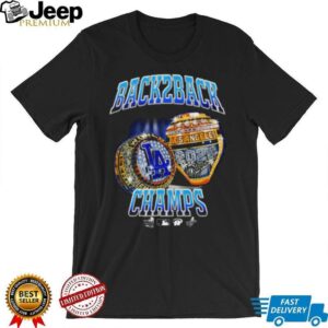 Los Angeles Dodgers Back To Back World Series 2025 Champion Champs Ring Unisex T Shirt