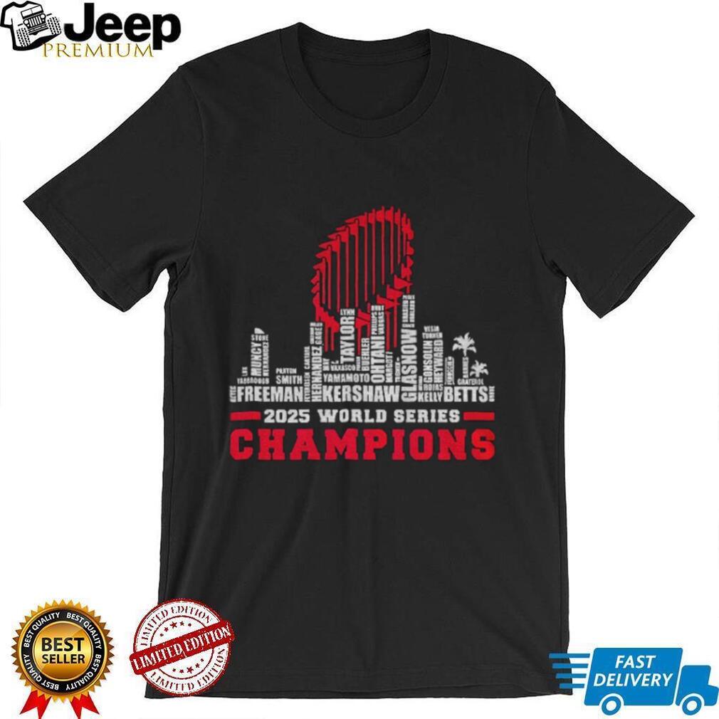 Los Angeles Dodgers Baseball 2025 All Team Player Champions shirt Los Angeles Dodgers Baseball 2025 All Team Player Champions shirt