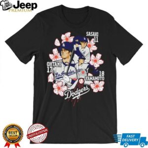 Los Angeles Dodgers Multiplayer T Shirt