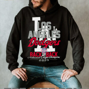 Los Angeles Dodgers New Era 2025 World Series Back 2 Back T Shirt Los Angeles Dodgers New Era 2025 World Series Back 2 Back T Shirt