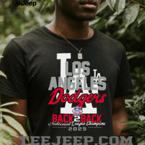 Los Angeles Dodgers New Era 2025 World Series Back 2 Back T Shirt