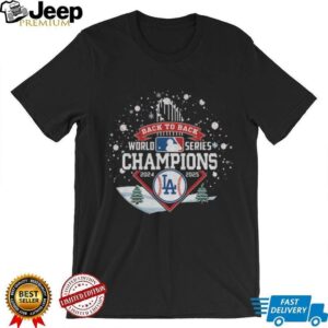 Los Angeles Dodgers World Series Champions 2025 for Christmas Tree MLB Back to Back shirt