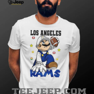 Los Angeles Rams NFL x Super Mario Bros Mashup T Shirt Los Angeles Rams NFL x Super Mario Bros Mashup T Shirt