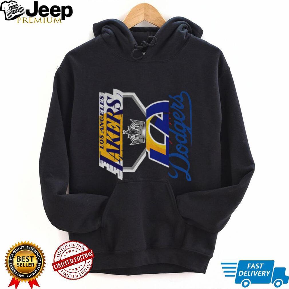 Los Angeles Teams Dodgers Kings Lakers and Rams logo shirt Los Angeles Teams Dodgers Kings Lakers and Rams logo shirt