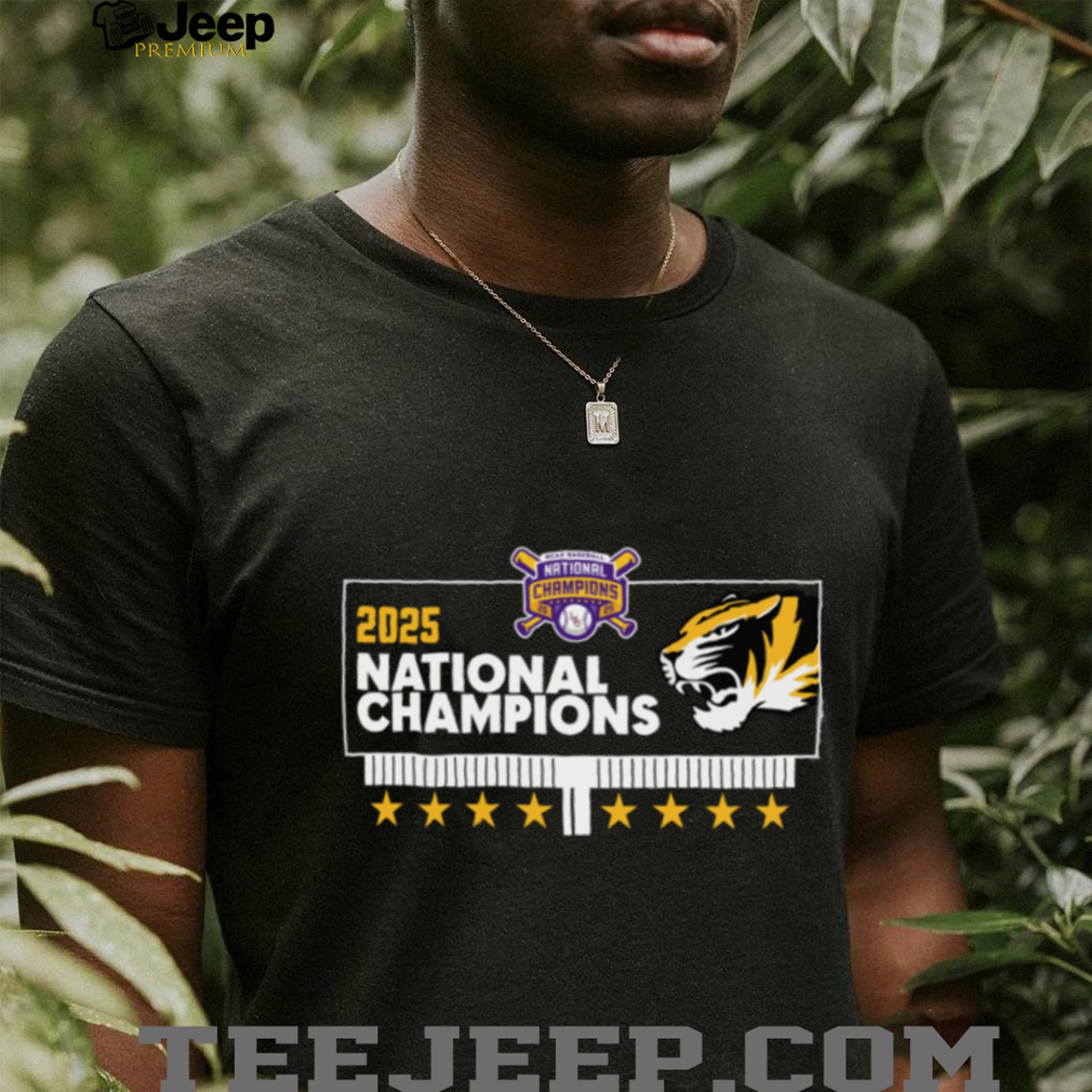 Lsu Baseball 2025 National Champions Mascot Logo T Shirt Lsu Baseball 2025 National Champions Mascot Logo T Shirt