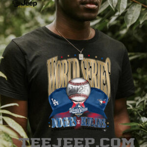 MLB World Series 2025 Dueling T Shirt Dodgers vs Blue Jays Shirt