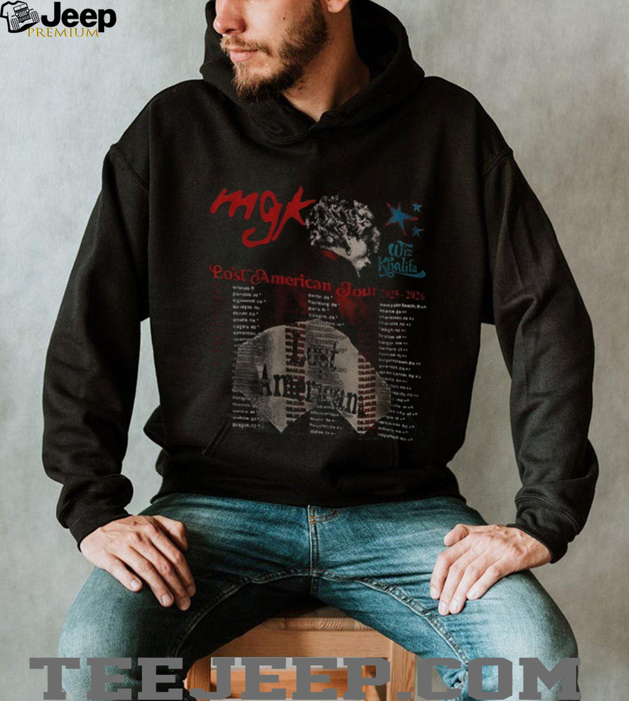 Machine Gun Kelly Lost American Tour 2025 shirt Machine Gun Kelly Lost American Tour 2025 shirt