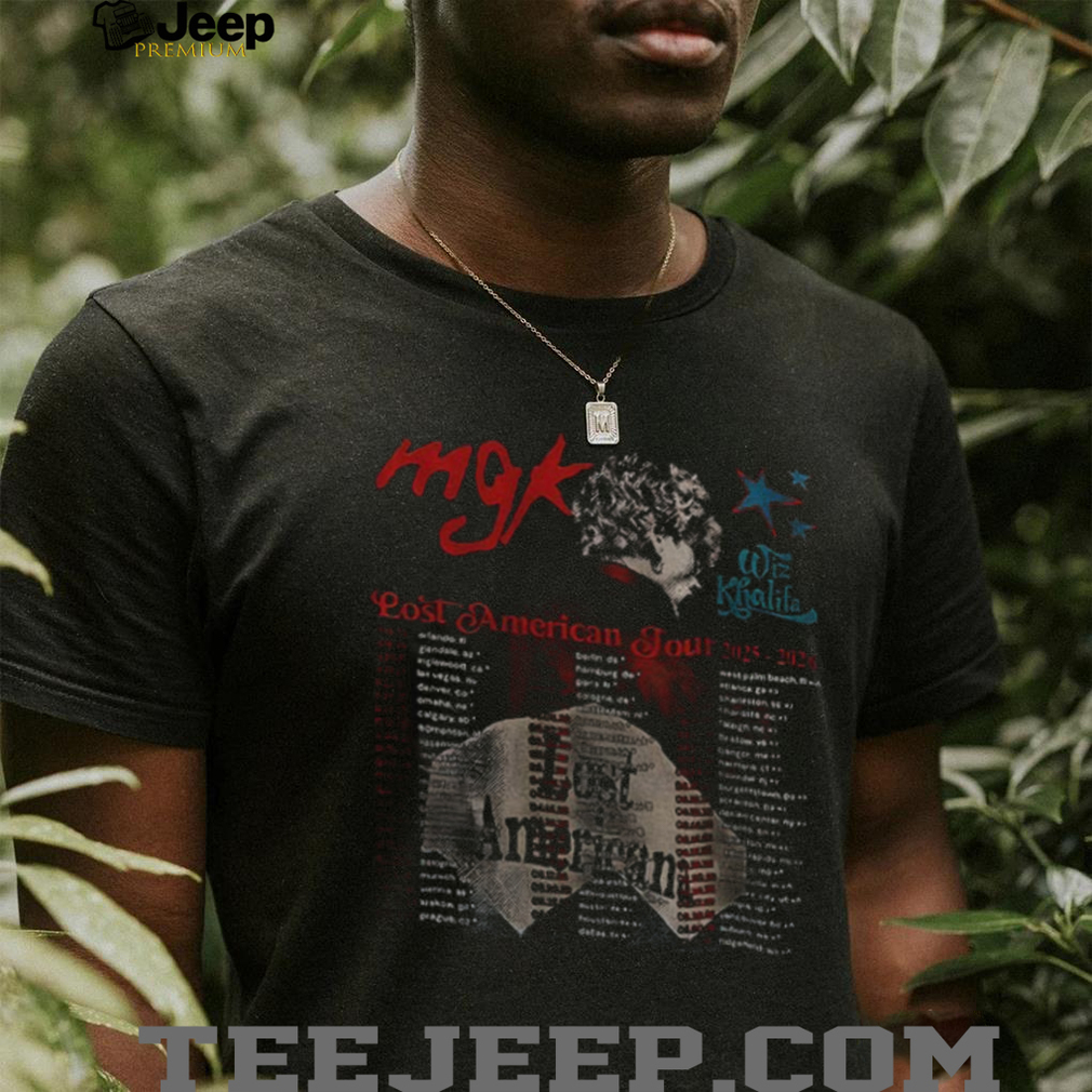 Machine Gun Kelly Lost American Tour 2025 shirt Machine Gun Kelly Lost American Tour 2025 shirt