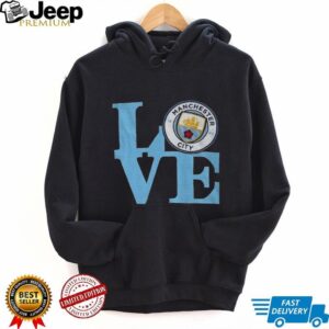 Manchester City FC logo LOVE shirt Manchester City FC logo LOVE shirt