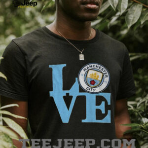 Manchester City FC logo LOVE shirt
