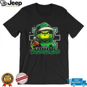 Marshall Thundering Herd Grinch Football Christmas T Shirt