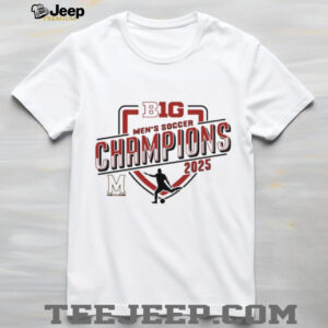 Maryland Terrapins 2025 Big Ten Men’s Soccer Regular Season Champions shirt