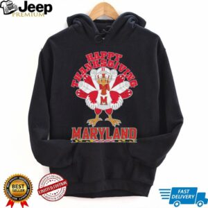 Maryland Terrapins Happy Thanksgiving Turkey TShirt