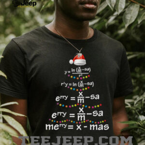 Math Merry Xmas Tree T Shirt