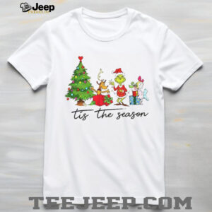 Max Grinch Cindy Lou Who Santa hat Tis The Season Merry Christmas shirt Max Grinch Cindy Lou Who Santa hat Tis The Season Merry Christmas shirt