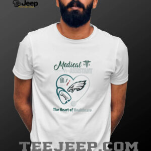 Medical Assistant Eagles Stethoscope T Shirt