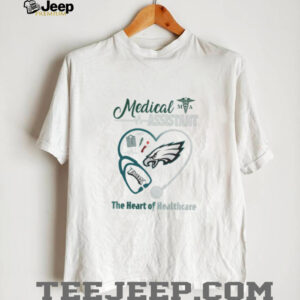 Medical Assistant Eagles Stethoscope T Shirt