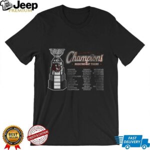 Medicine Hat Tigers Champions WHL 2025 Hockey World Champions logo shirt