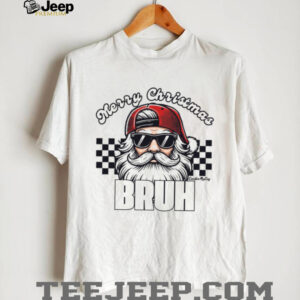 Merry Christmas Bruh With Santa Tee