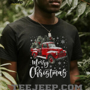 Merry Christmas Red Truck Family Matching Christmas Pajama T Shirt