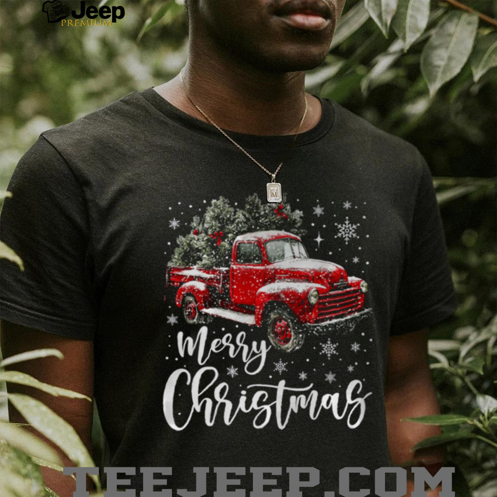 Merry Christmas Red Truck Family Matching Christmas Pajama T Shirt Merry Christmas Red Truck Family Matching Christmas Pajama T Shirt