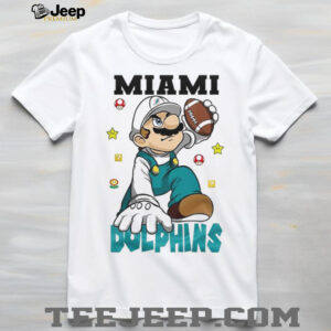 Miami Dolphins NFL x Super Mario Bros Mashup T Shirt