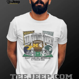 Michigan State Spartans vs Wolverines 2025 battle for the Paul Bunyan Trophy shirt