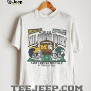 Michigan State Spartans vs Wolverines 2025 battle for the Paul Bunyan Trophy shirt