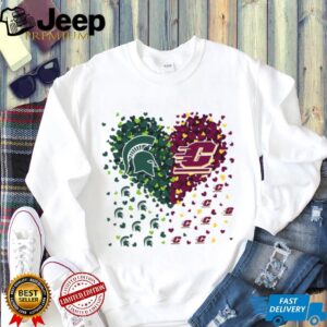 Michigan State and Central Michigan Fan Shirt Michigan State and Central Michigan Fan Shirt