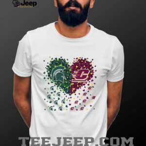 Michigan State and Central Michigan Fan Shirt