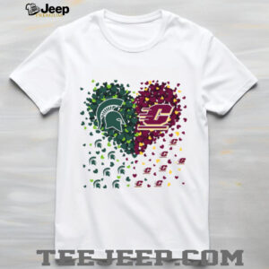 Michigan State and Central Michigan Fan Shirt