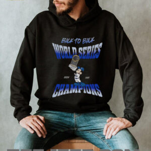 Mickey hosting Trophy Los Angeles Dodgers Back to Back World Series Champions 2024 2025 shirt