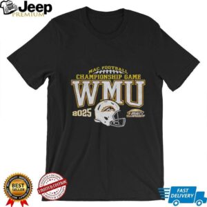 Mid American Conference WMU Western Michigan Broncos football 2025 shirt