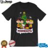 Miami Dolphins Peanuts Gang Christmas Tree T shirt