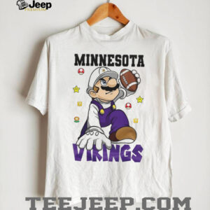 Minnesota Vikings NFL x Super Mario Bros Mashup T Shirt