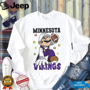 Minnesota Vikings NFL x Super Mario Bros Mashup T Shirt