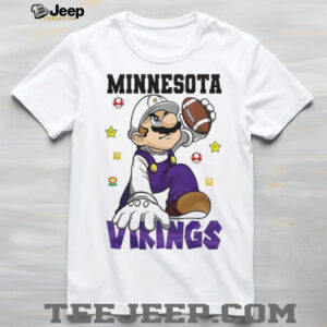 Minnesota Vikings NFL x Super Mario Bros Mashup T Shirt