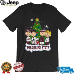 Mississippi State Bulldogs Peanuts Christmas Crewneck Shirts