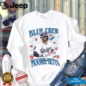 Mookie Betts Blue Crew Los Angeles Dodgers Baseball players World Series 2025 shirt