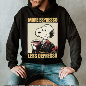 More Espresso, Less Depresso Snoopy T Shirt