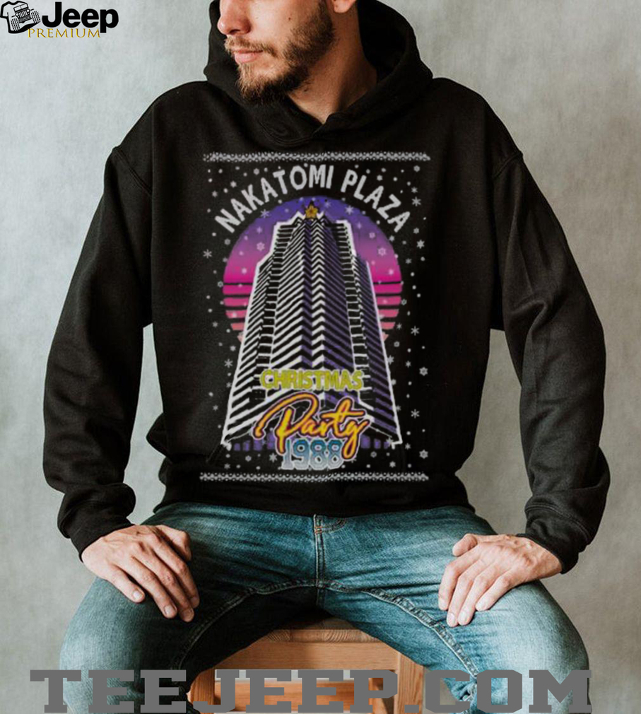 Nakatomi Plaza 1988 Sweatshirt Retro Holiday Party Crewneck Nakatomi Plaza 1988 Sweatshirt Retro Holiday Party Crewneck