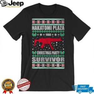 Nakatomi Plaza Christmas Party Survivor 1988 Shirt Ugly Xmas Tee Nakatomi Plaza Christmas Party Survivor 1988 Shirt Ugly Xmas Tee
