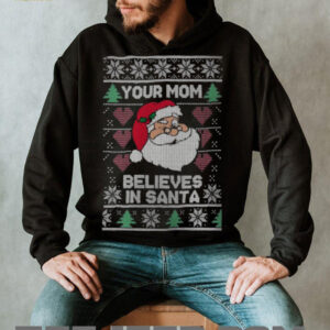 Naughty Santa Claus Ho Ho Ho Christmas Sweater Unisex