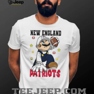 New England Patriots NFL x Super Mario Bros Mashup T Shirt New England Patriots NFL x Super Mario Bros Mashup T Shirt