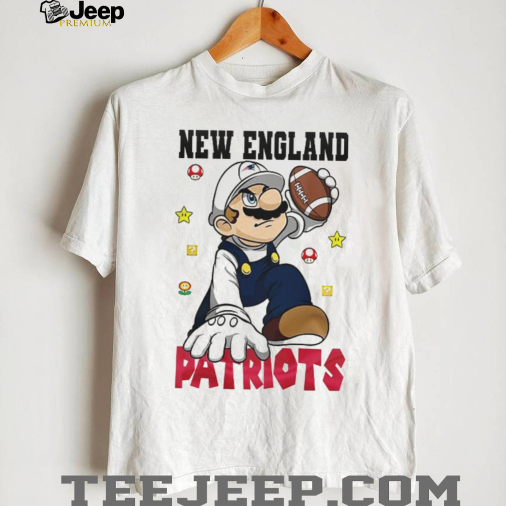 New England Patriots NFL x Super Mario Bros Mashup T Shirt New England Patriots NFL x Super Mario Bros Mashup T Shirt