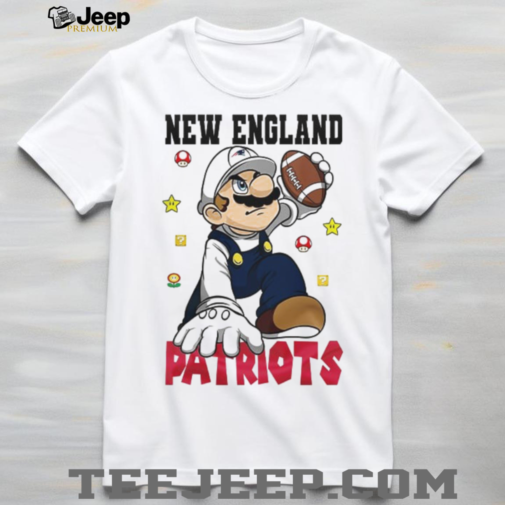 New England Patriots NFL x Super Mario Bros Mashup T Shirt New England Patriots NFL x Super Mario Bros Mashup T Shirt